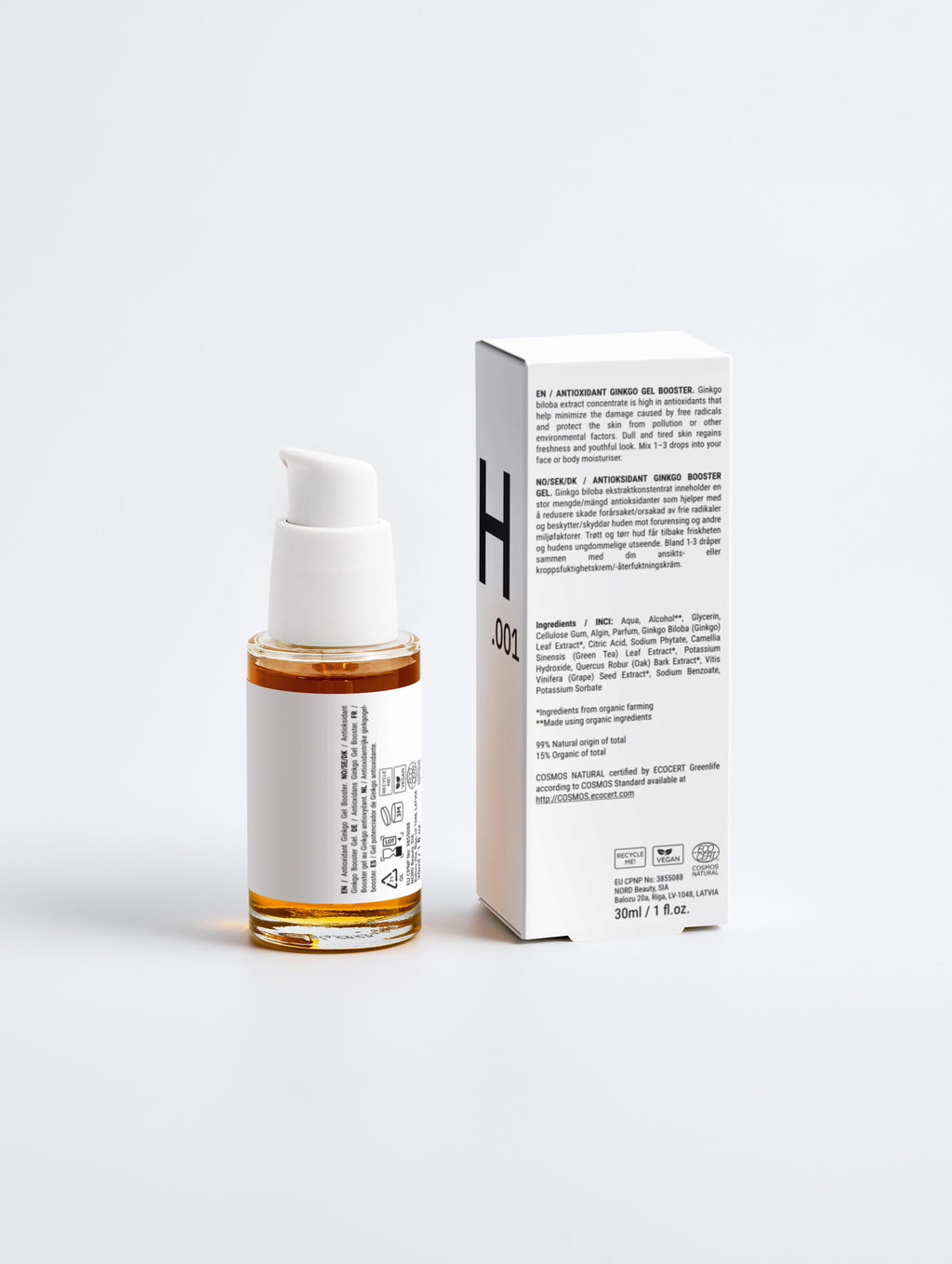 Antioxidant Ginkgo Gel Booster